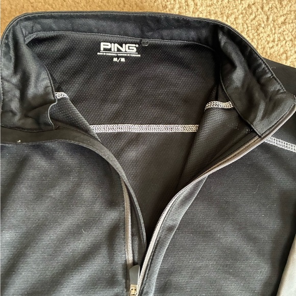 Ping Black 1/4 zip pullover long sleeve - Picture 8 of 15